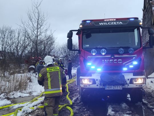 Pożar stodoły, zginęły zwierzęta