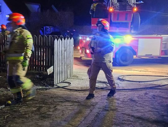 Pożar poddasza na Wileńskiej