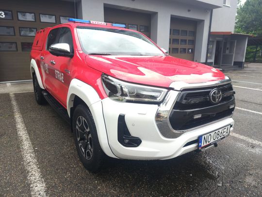 Toyota Hilux dla strażaków z Braniewa