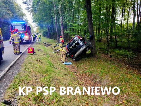 Wypadek w pobliżu Glinki