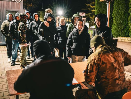 Przyjęcie nowych żołnierzy WOT