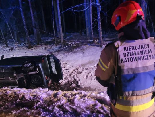 Poślizg i do rowu Poślizg i do rowu