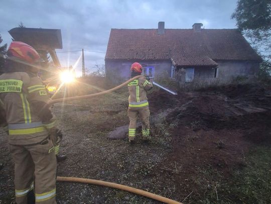 Pożar na Zielonej i w Rogitach