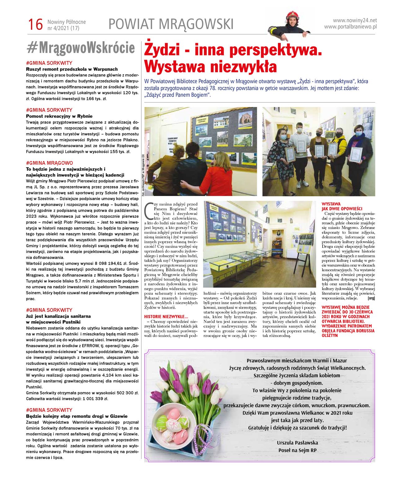 Nowiny Północne, 2021/04 - strona 16