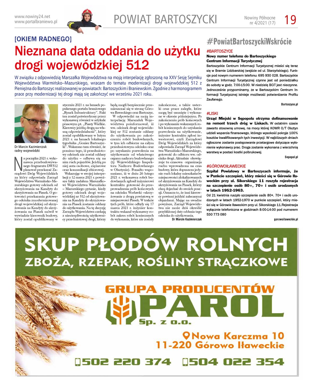 Nowiny Północne, 2021/04 - strona 19