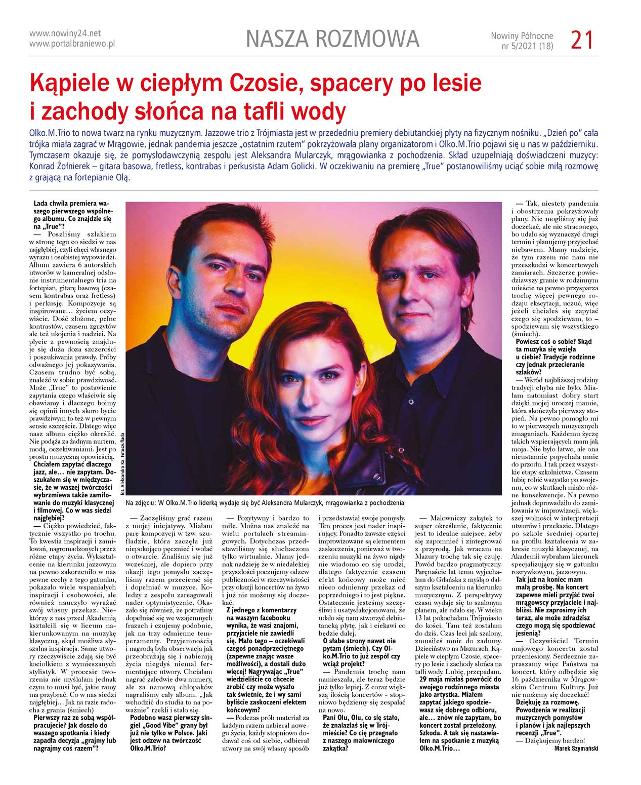Nowiny Północne, 2021/05 - strona 21