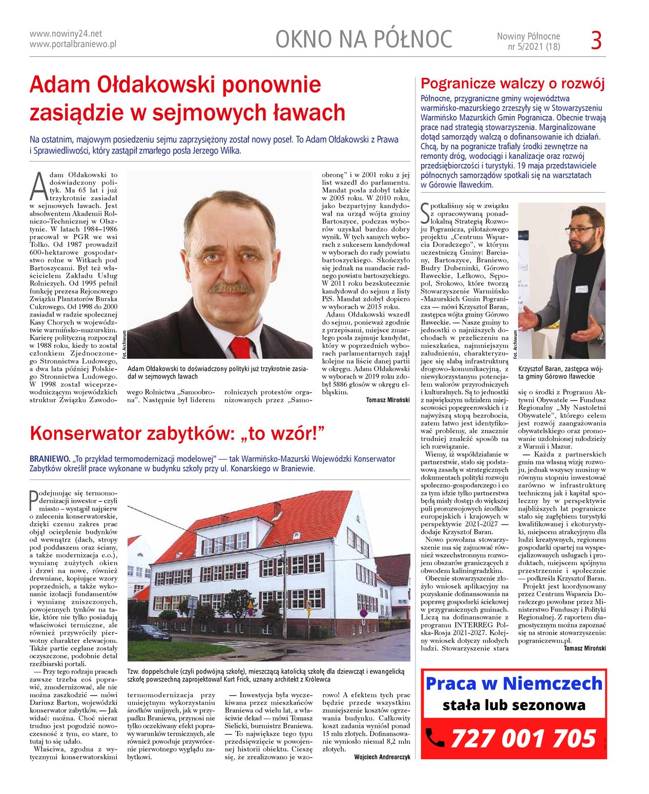 Nowiny Północne, 2021/05 - strona 3