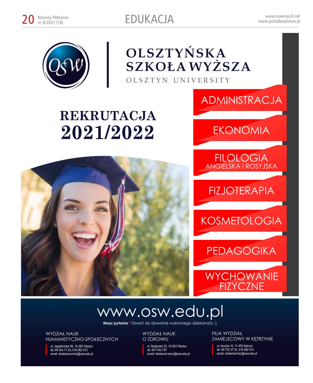 Nowiny Północne, 2021/06 - strona 20