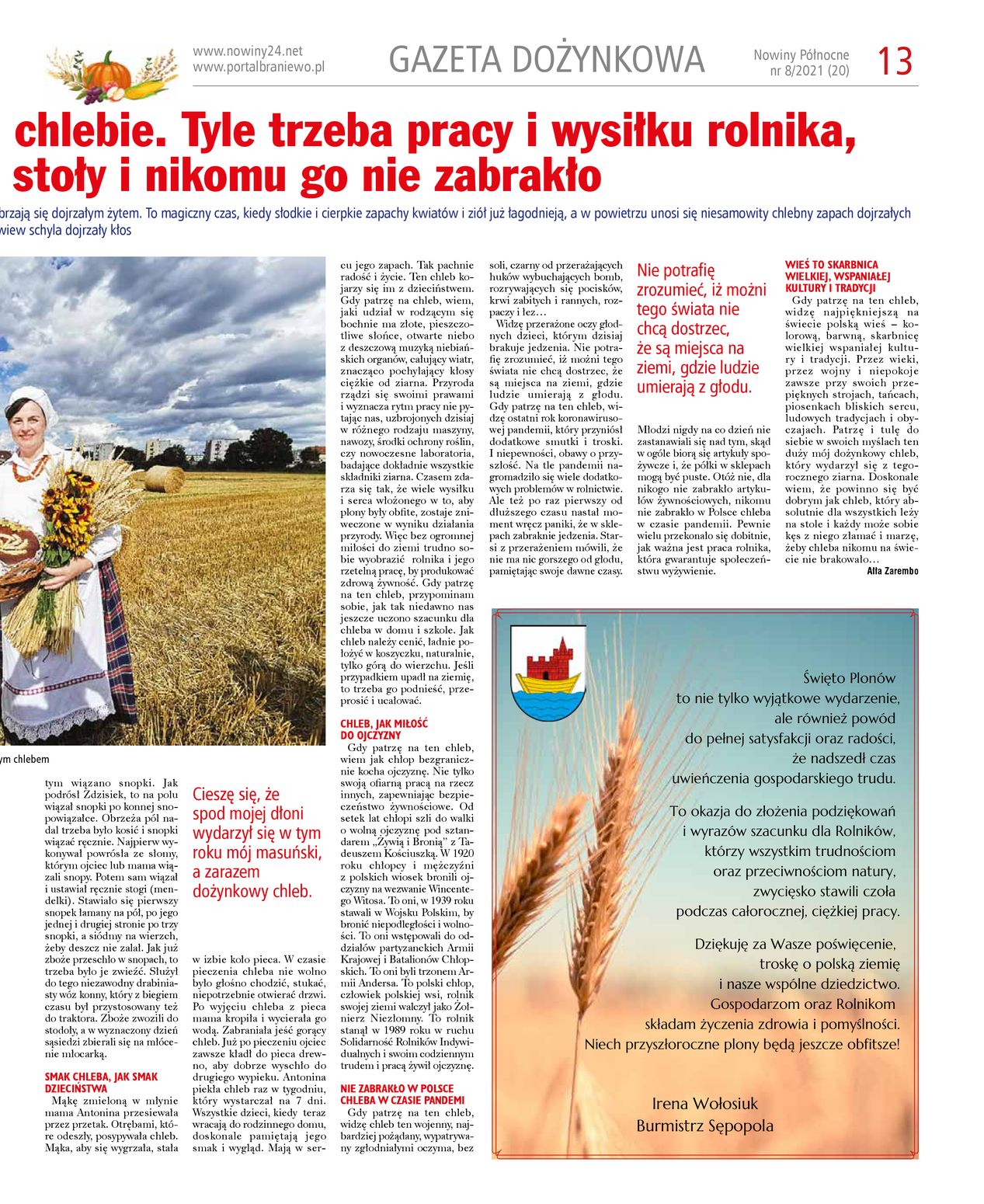 Nowiny Północne, 2021/08 - strona 13