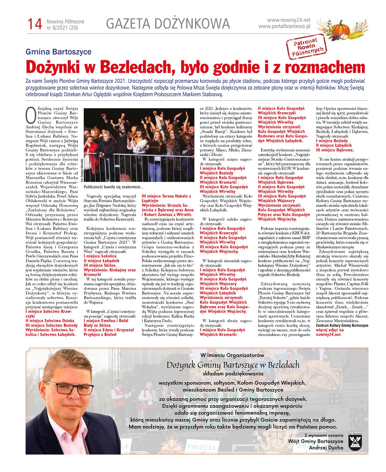 Nowiny Północne, 2021/08 - strona 14