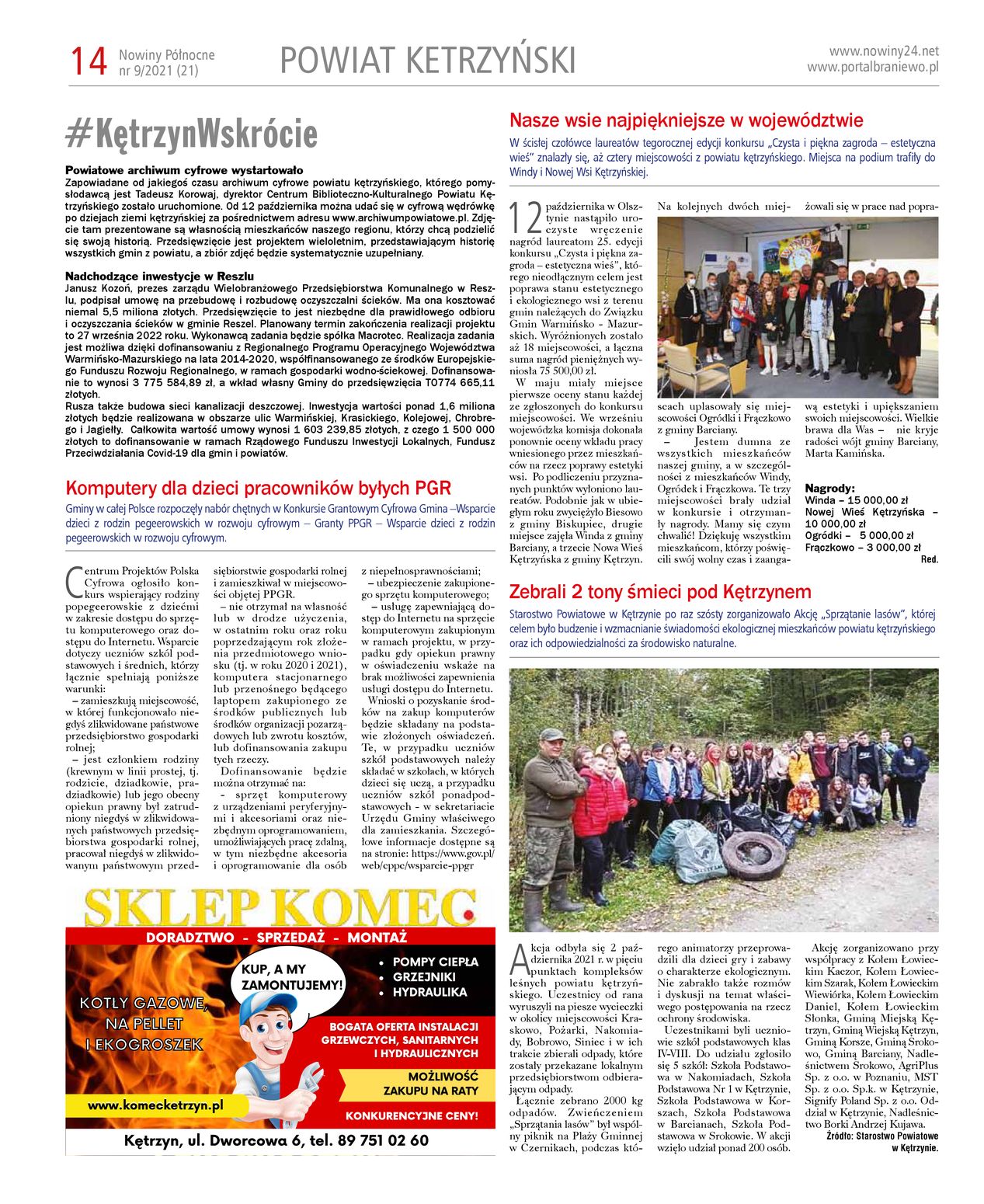 Nowiny Północne, 2021/09 - strona 14