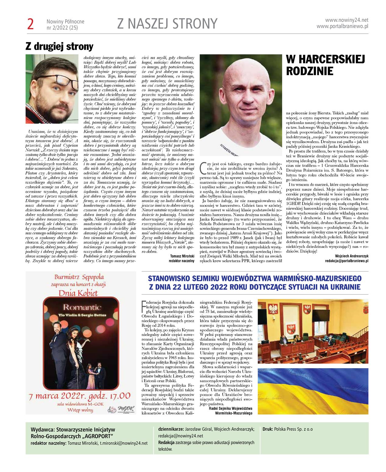 Nowiny Północne, 2022/02 - strona 2