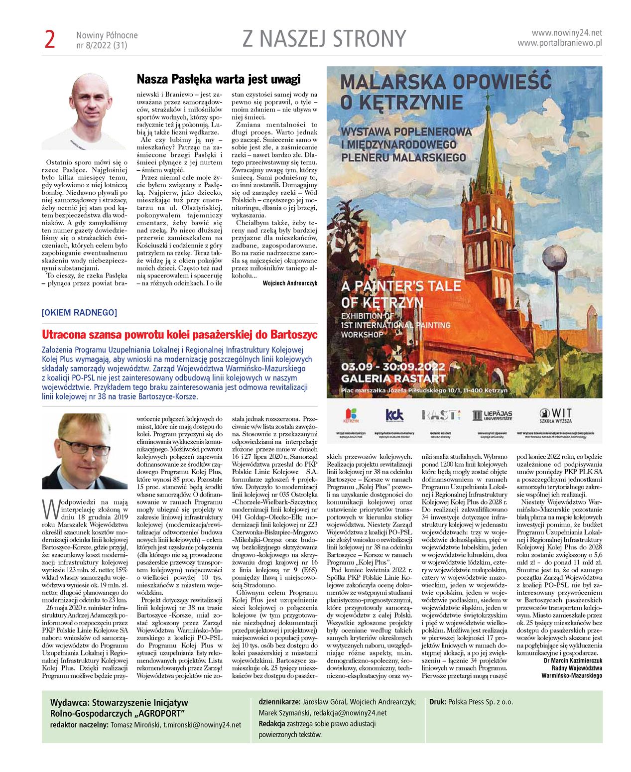 Nowiny Północne, 2022/08 - strona 2