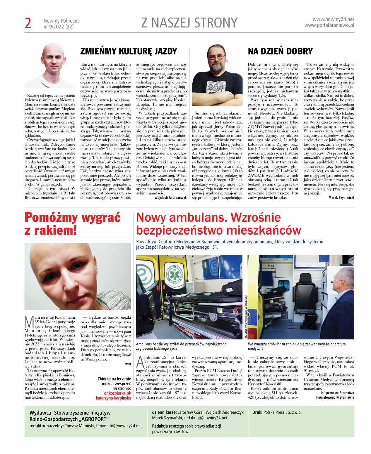 Nowiny Północne, 2022/09 - strona 2