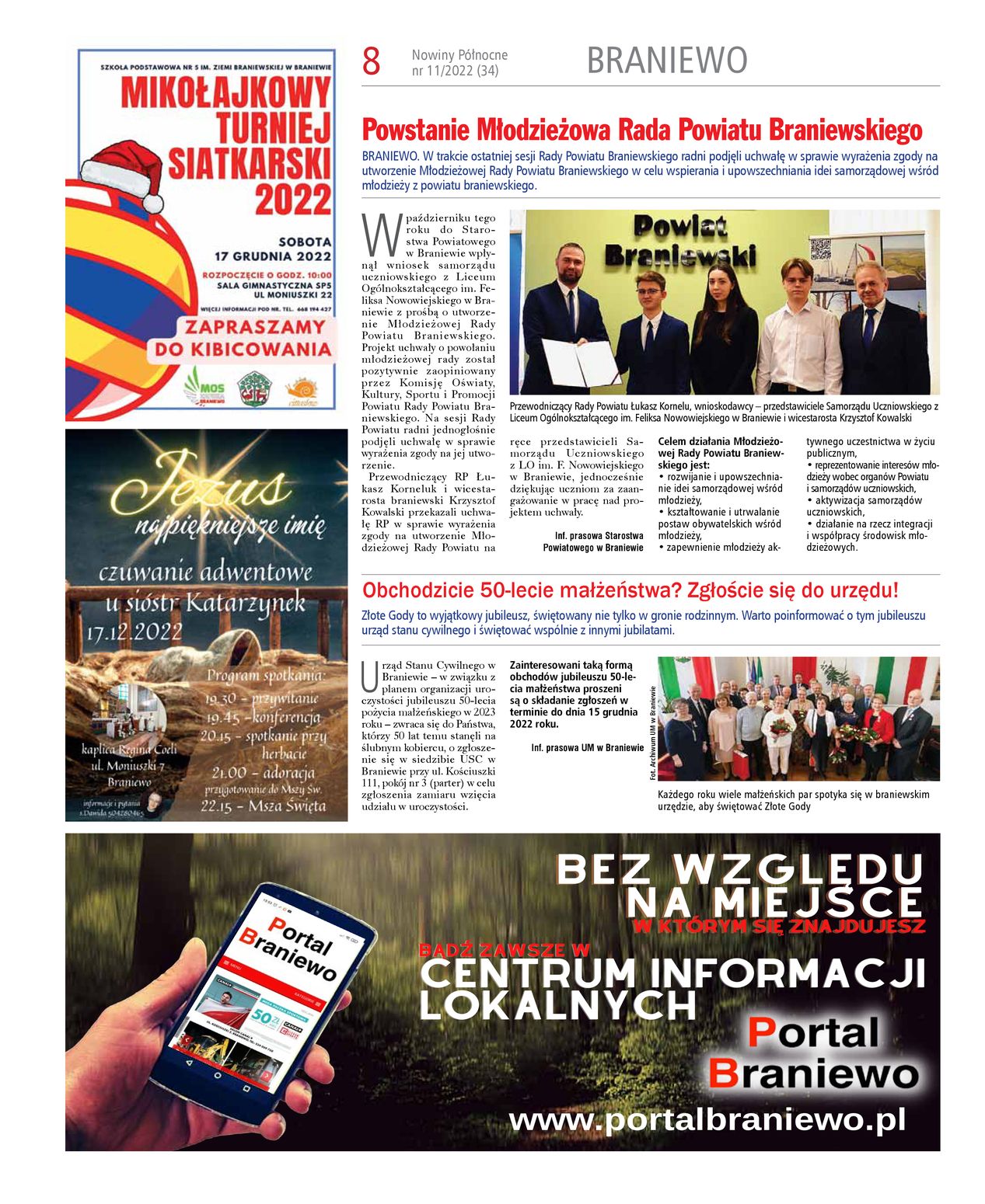 Nowiny Północne, 2022/11 - strona 8