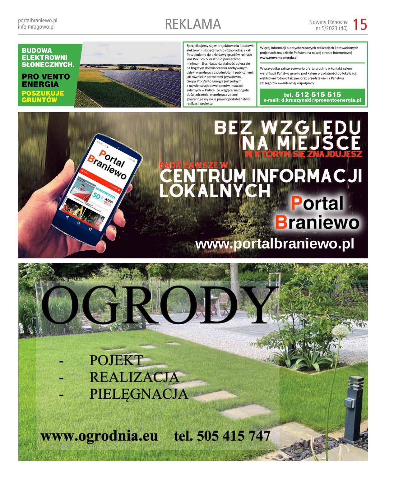 Nowiny Północne, 2023/05 - strona 15