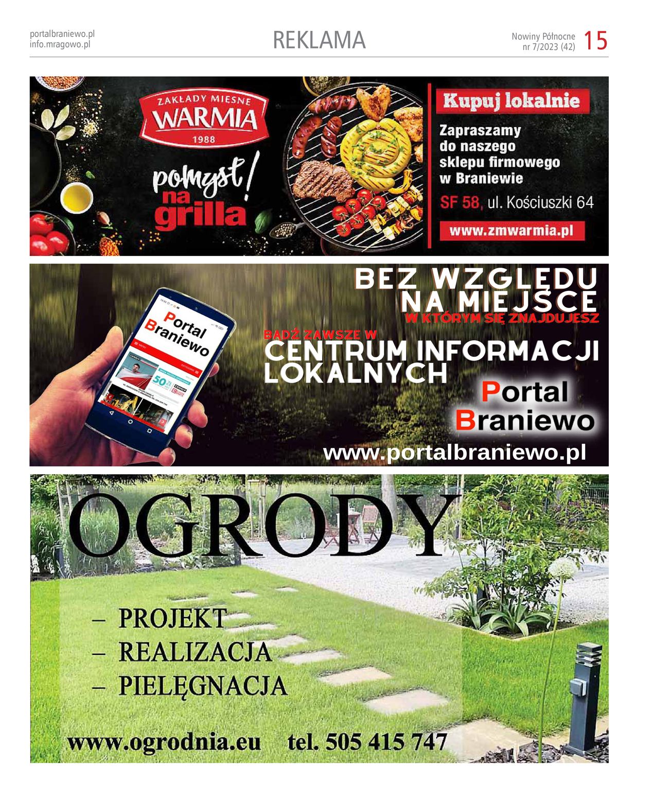 Nowiny Północne, 2023/07 - strona 15