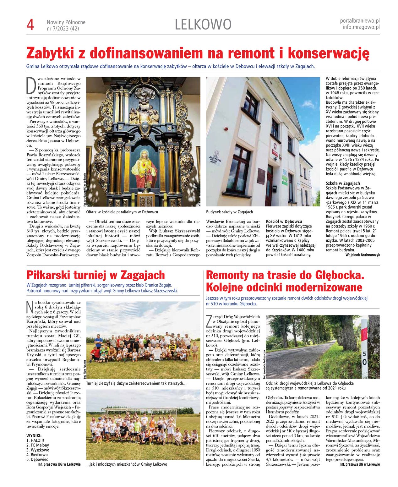 Nowiny Północne, 2023/07 - strona 4