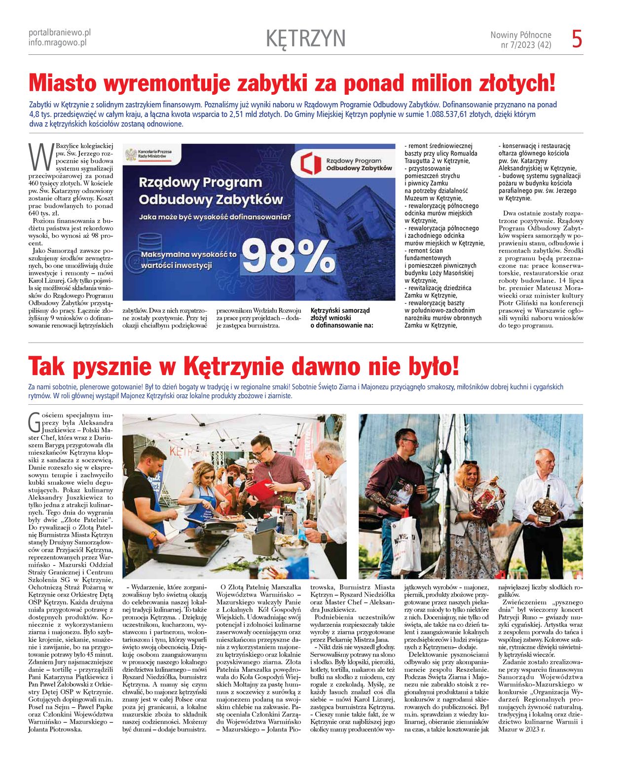 Nowiny Północne, 2023/07 - strona 5
