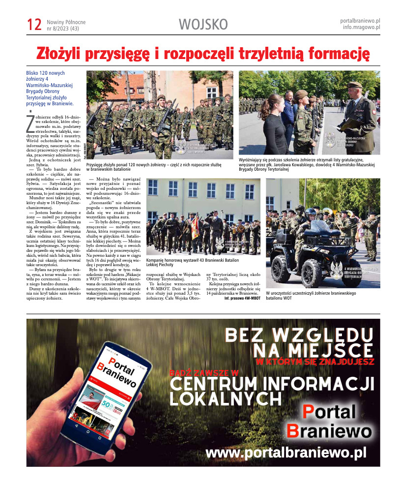 Nowiny Północne, 2023/08 - strona 12