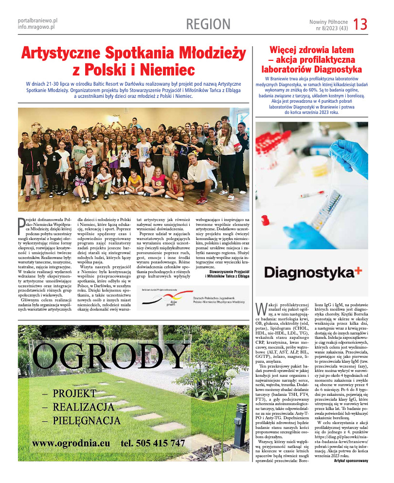 Nowiny Północne, 2023/08 - strona 13