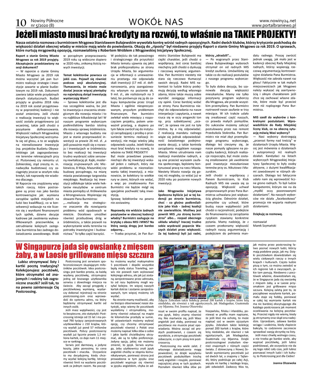 Nowiny Północne, 2020/05 - strona 18