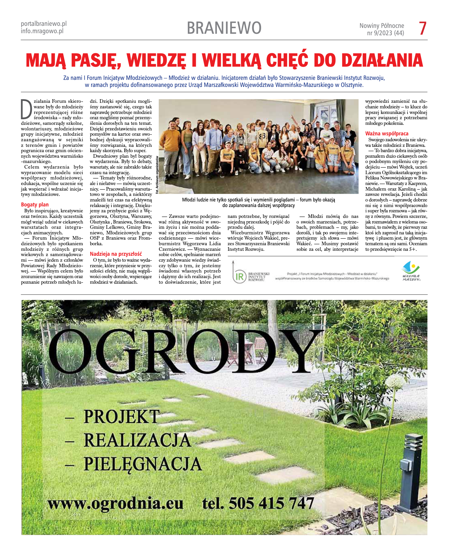 Nowiny Północne, 2023/09 - strona 7