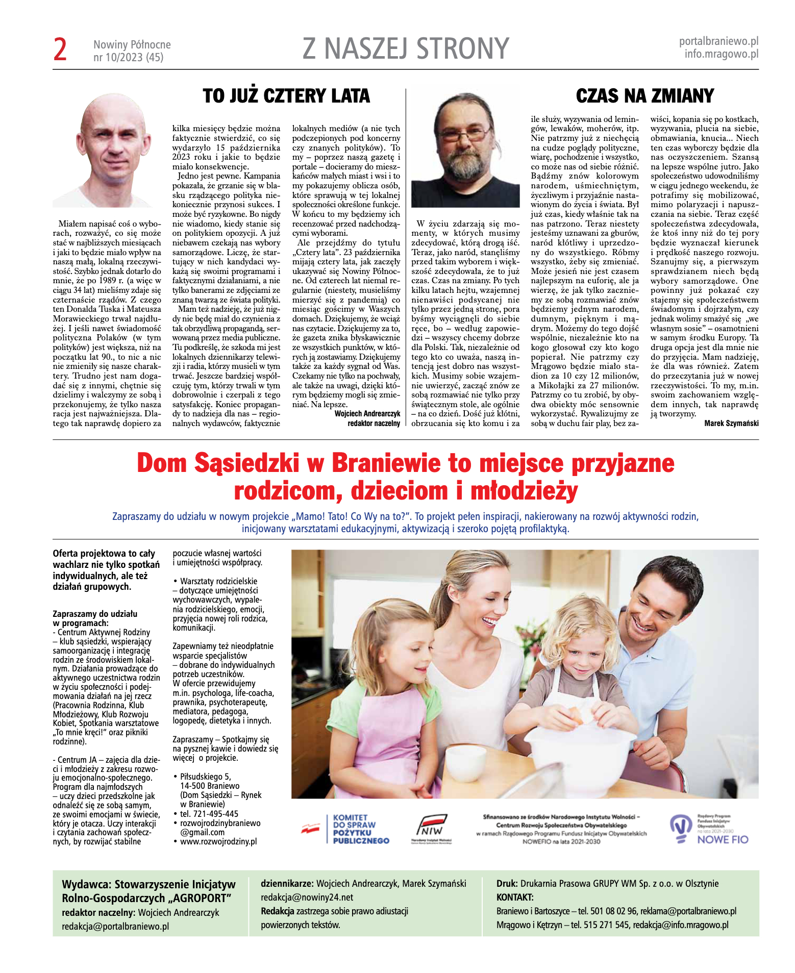 Nowiny Północne, 2023/10 - strona 2
