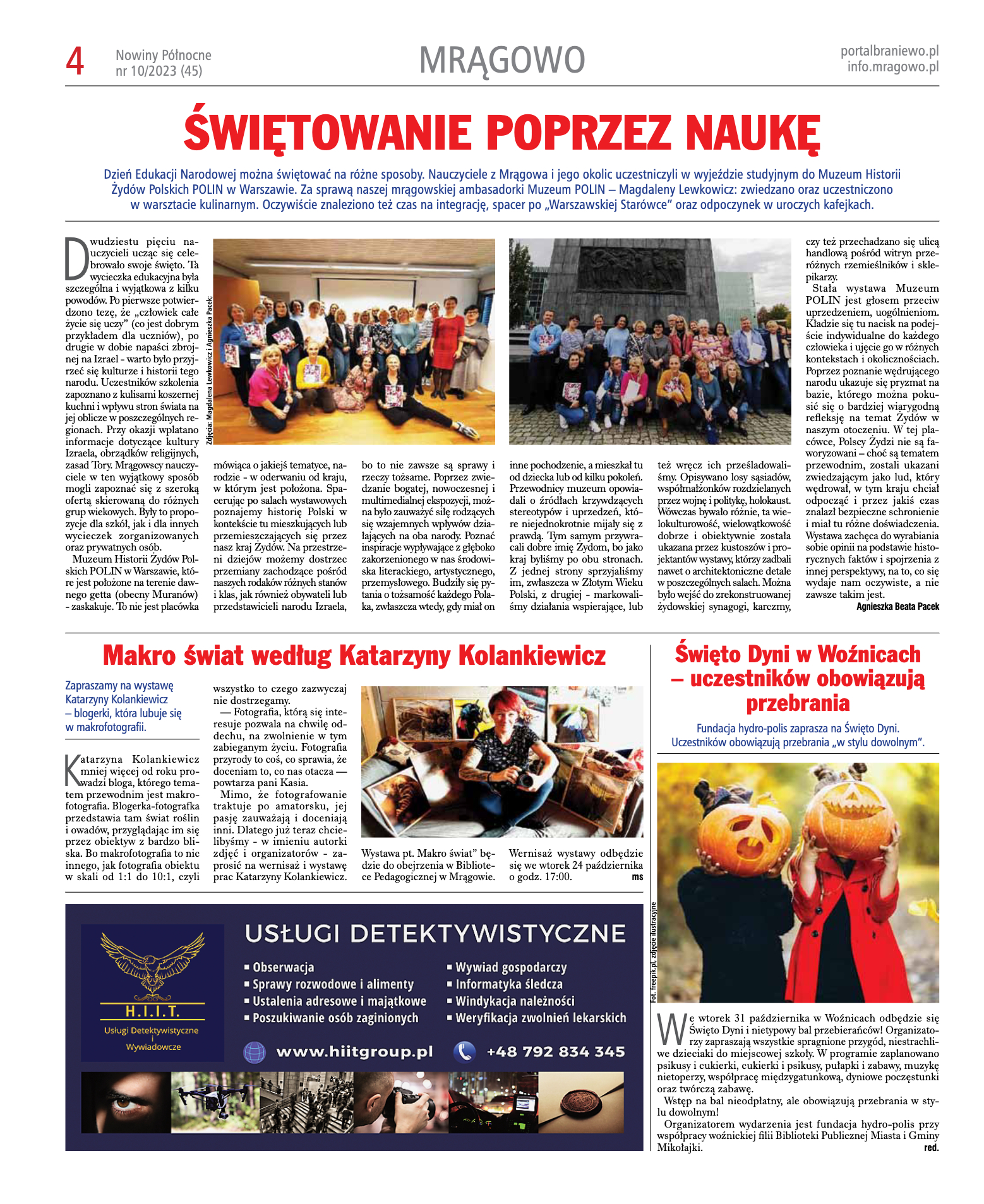 Nowiny Północne, 2023/10 - strona 4