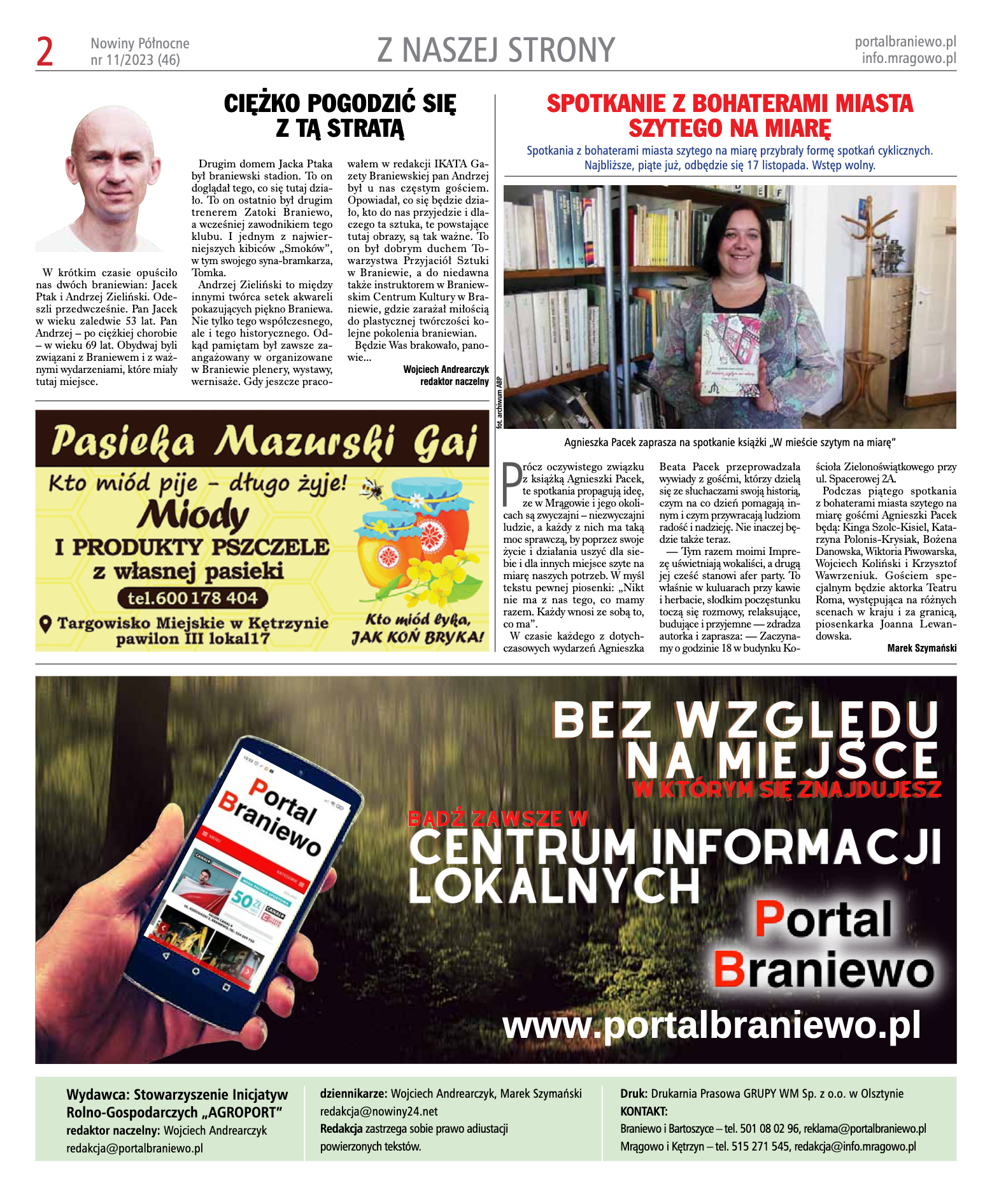 Nowiny Północne, 2023/11 - strona 2