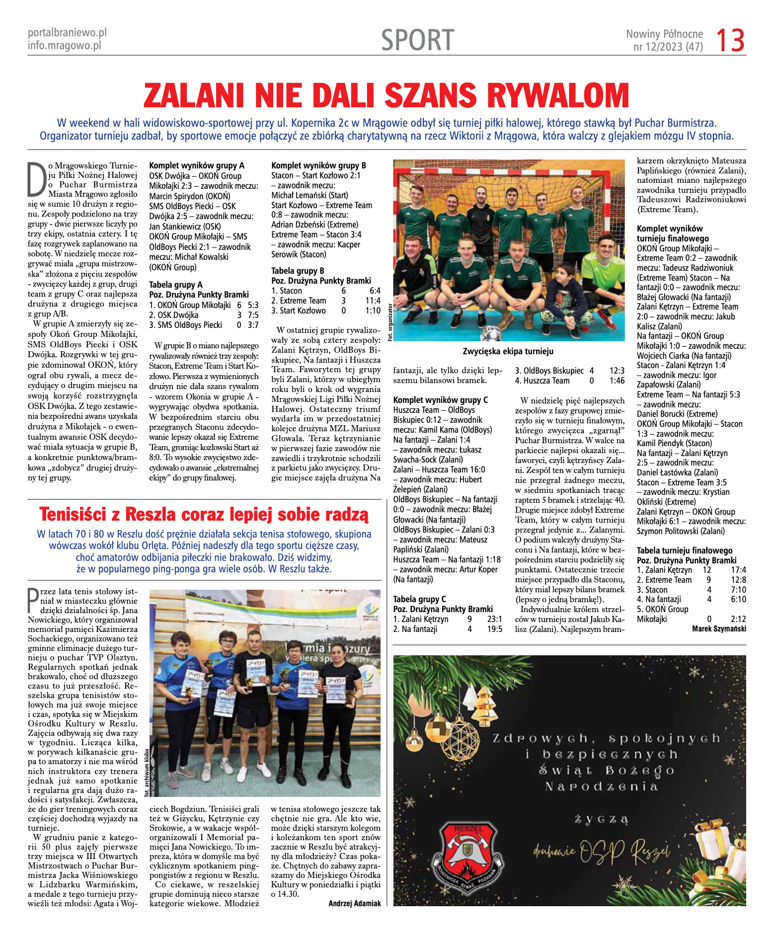 Nowiny Północne, 2023/12 - strona 13