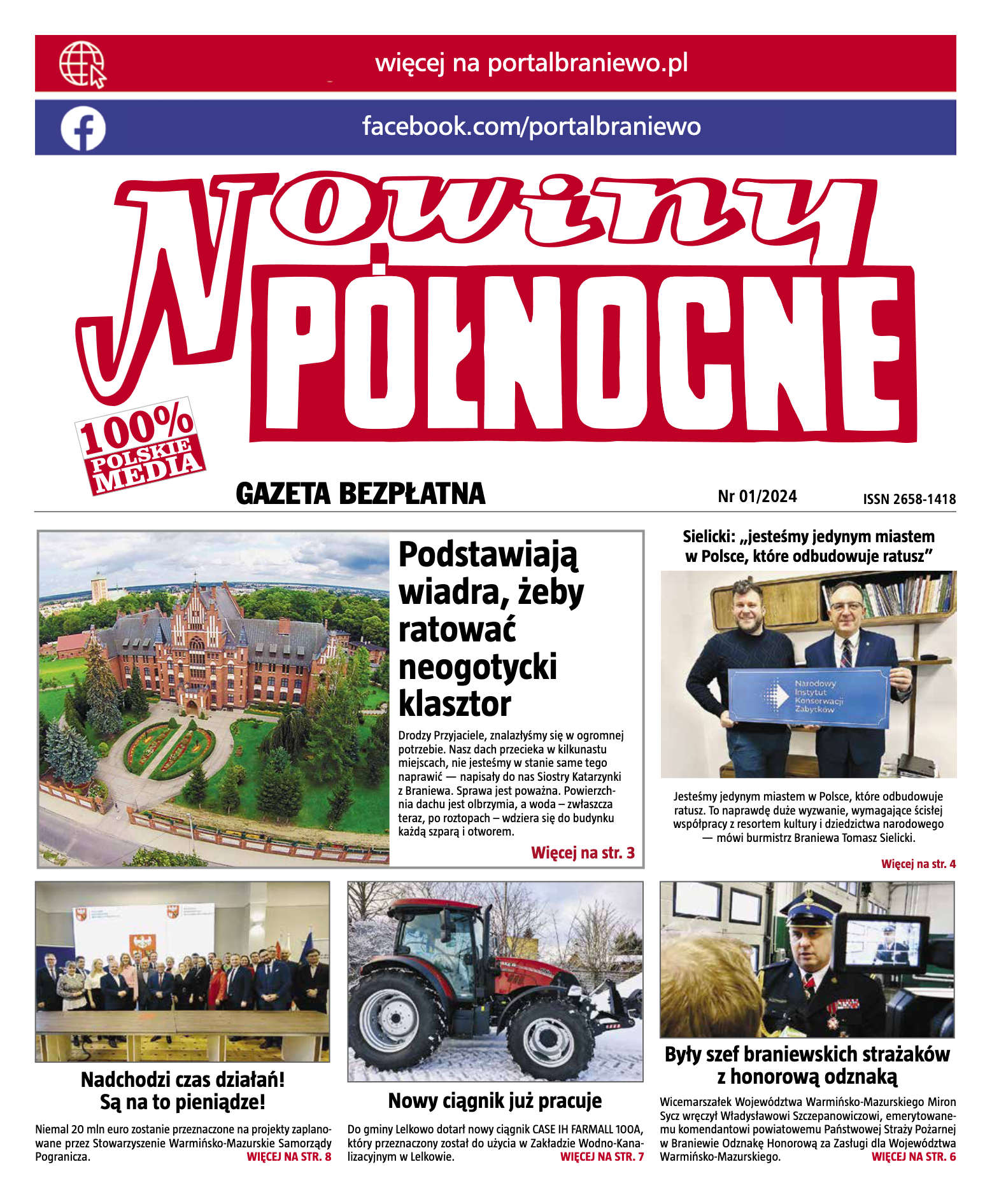 Nowiny Północne, 2024/01 - strona 1