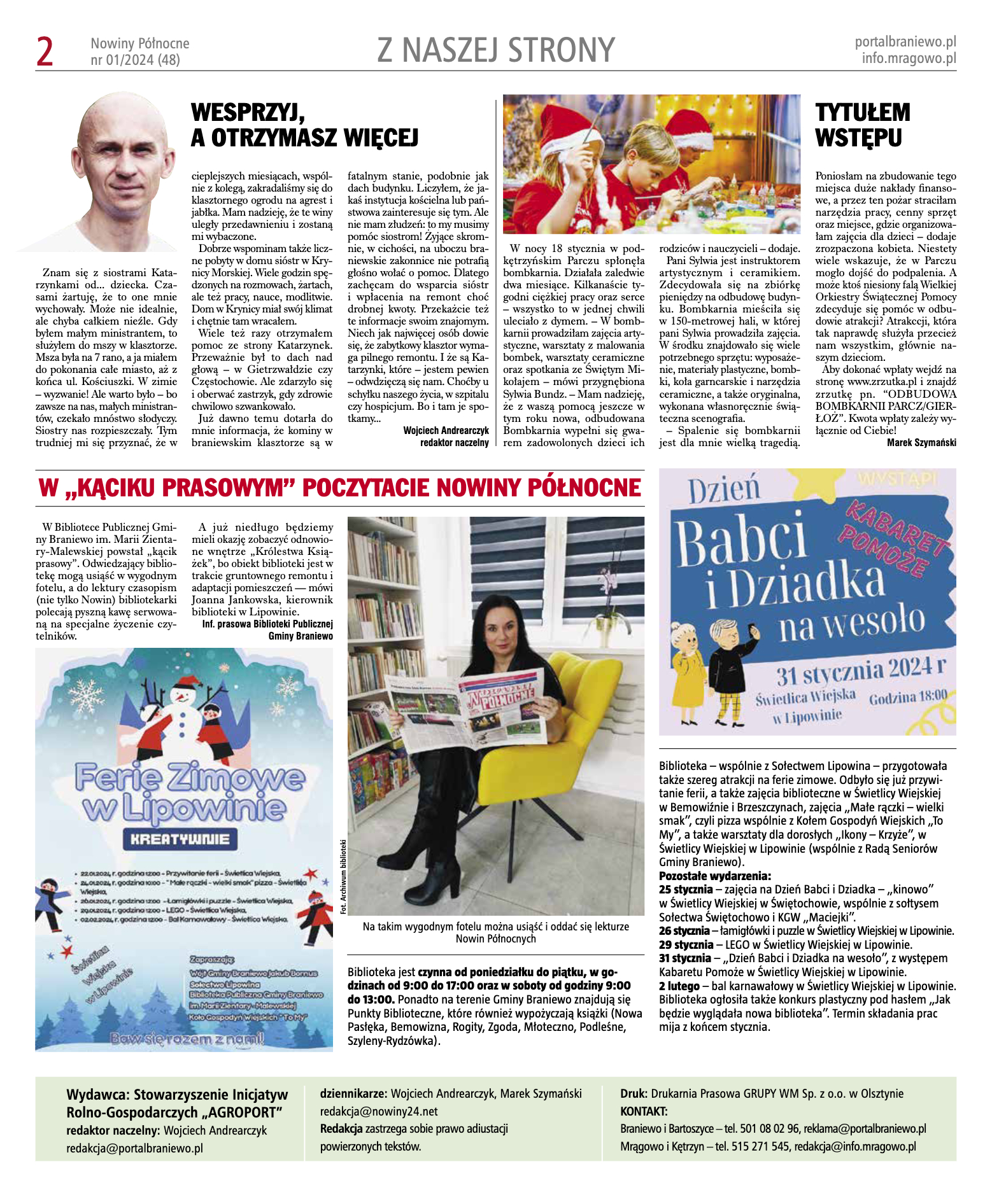 Nowiny Północne, 2024/01 - strona 2