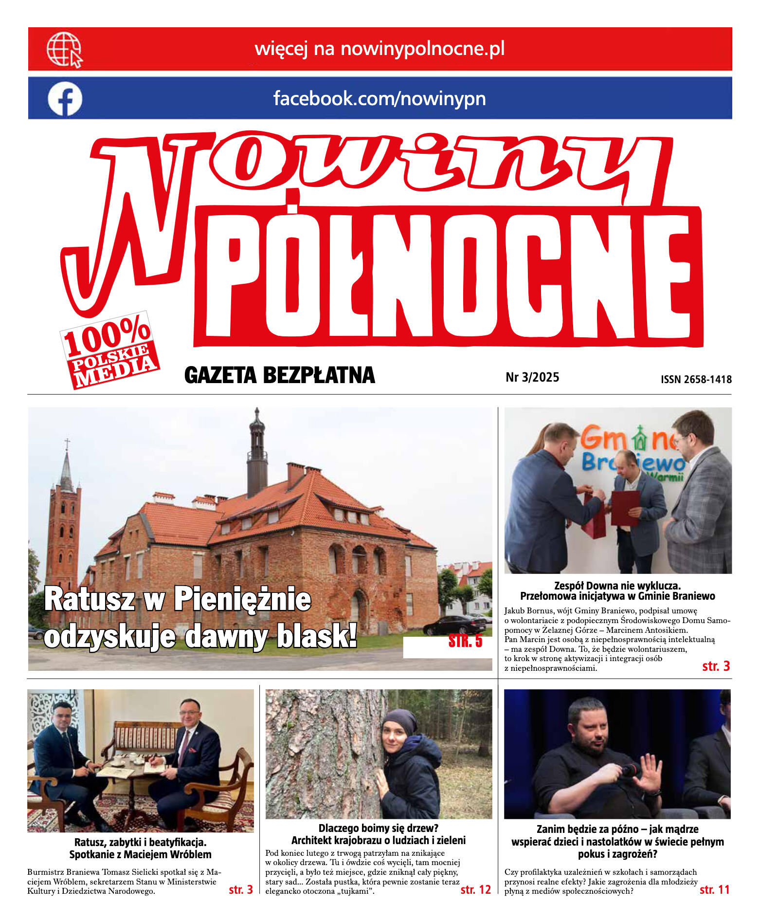 Nowiny Północne, 2025/03 - strona 1