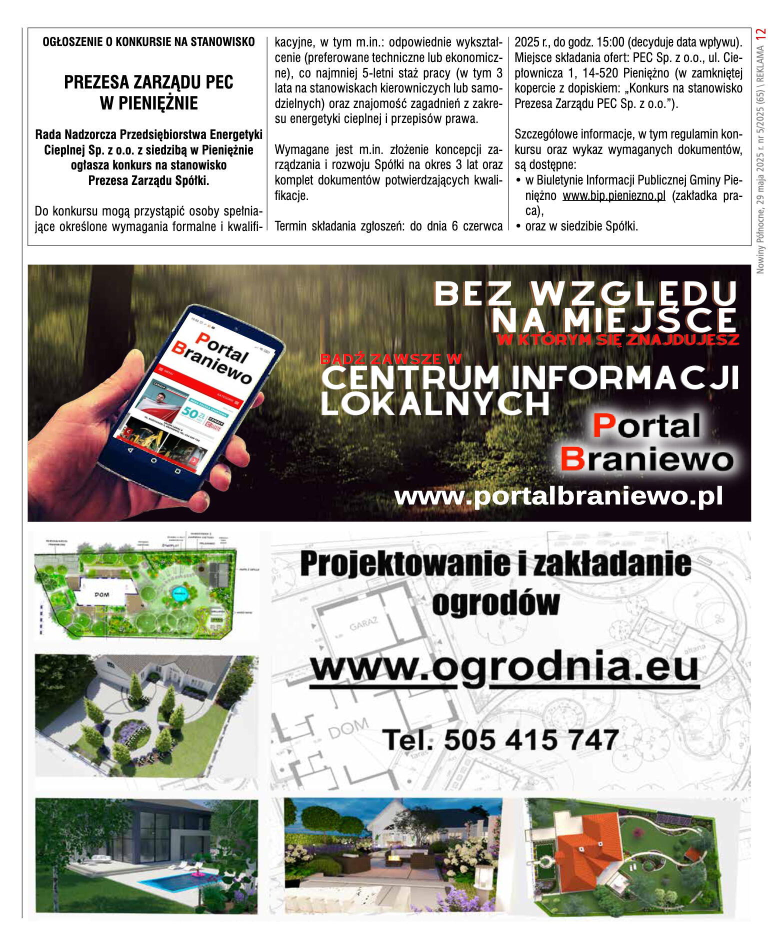 Nowiny Północne, 2025/05 - strona 12