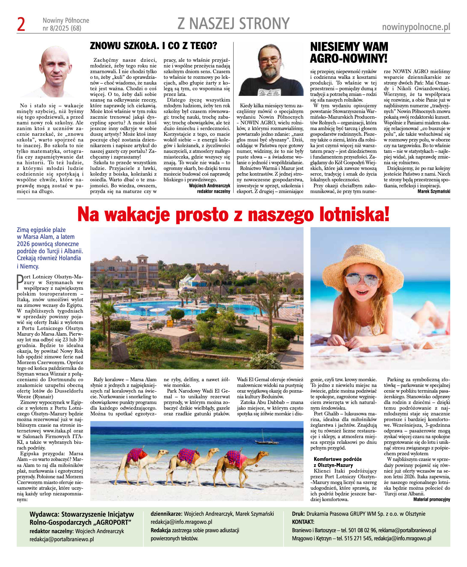 Nowiny Północne, 2025/08 - strona 2