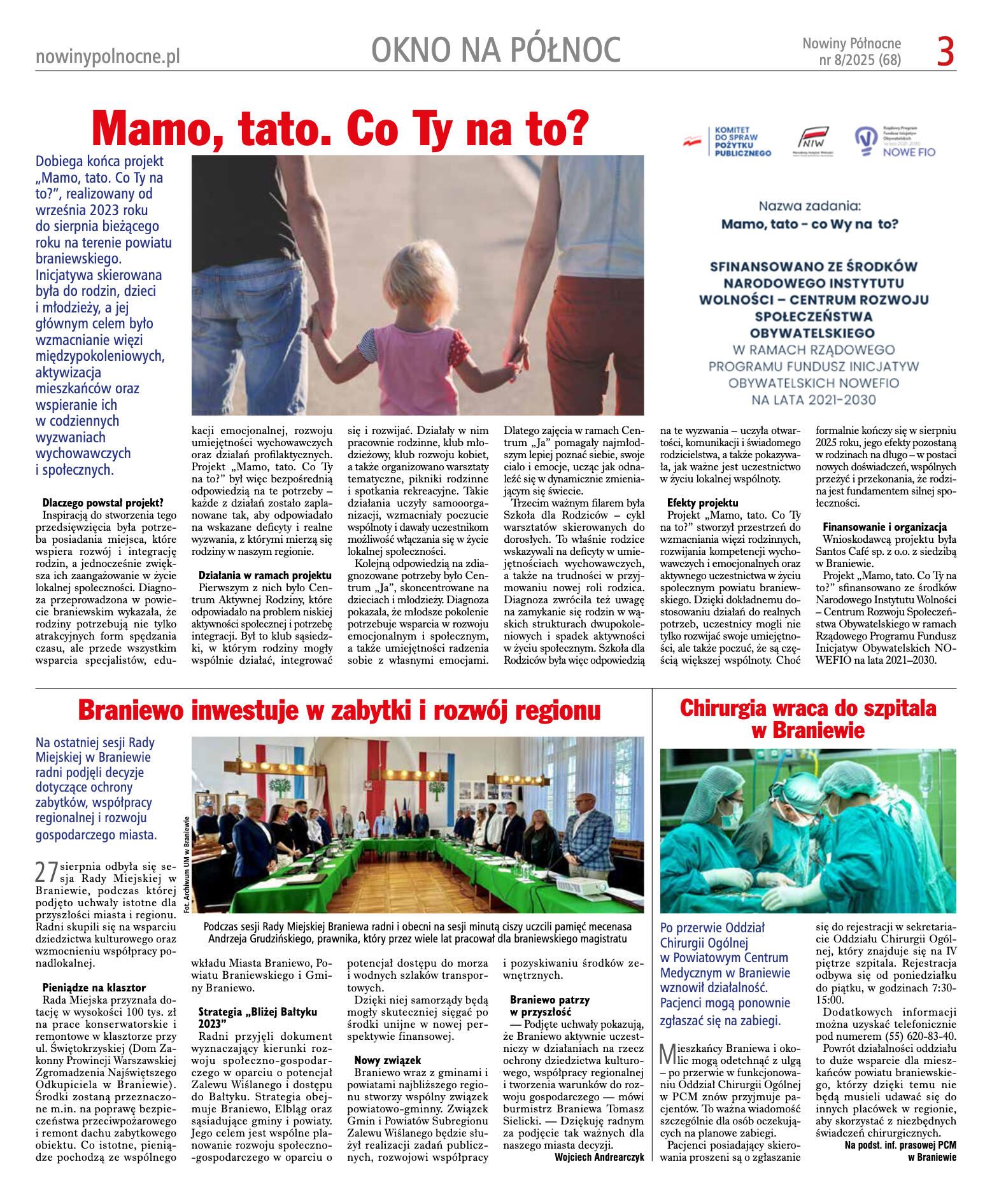 Nowiny Północne, 2025/08 - strona 3