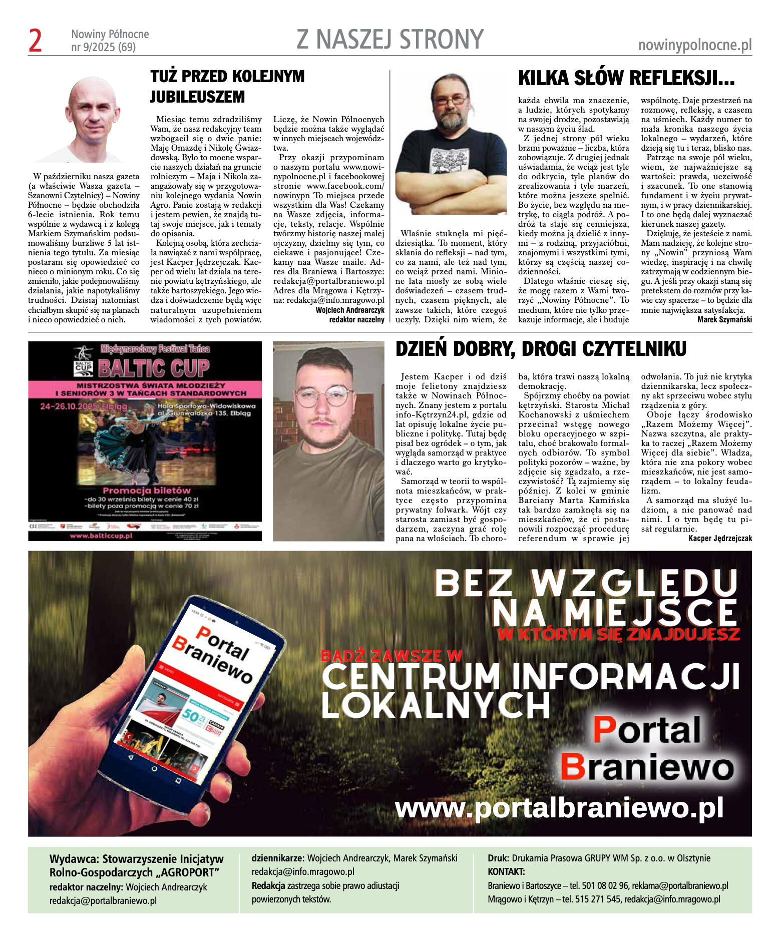 Nowiny Północne, 2025/09 - strona 2
