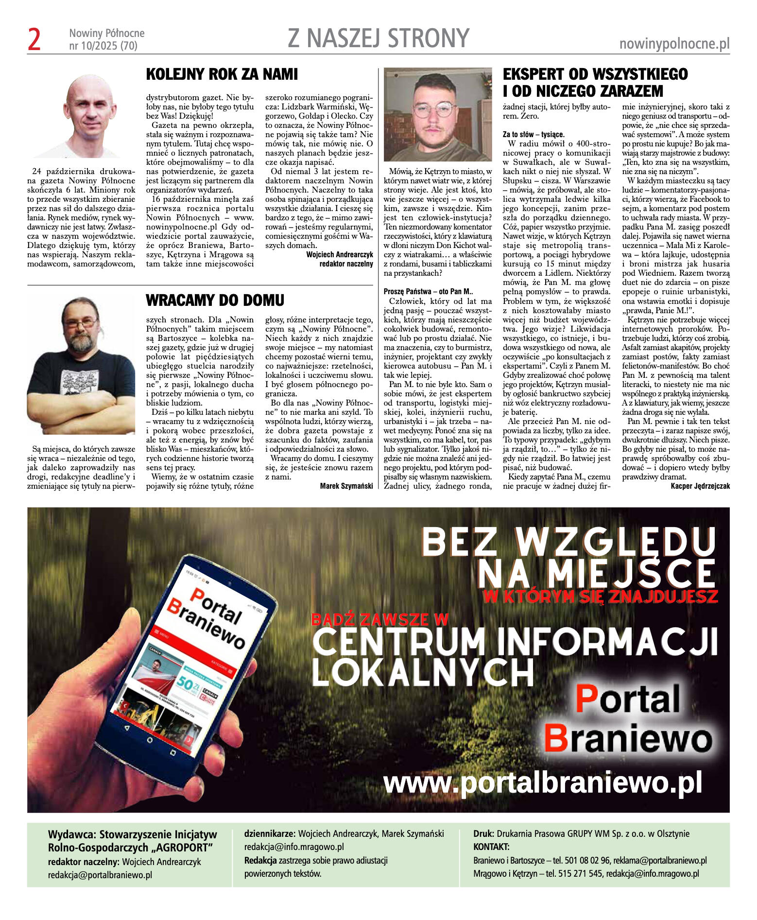 Nowiny Północne, 2025/10 - strona 2