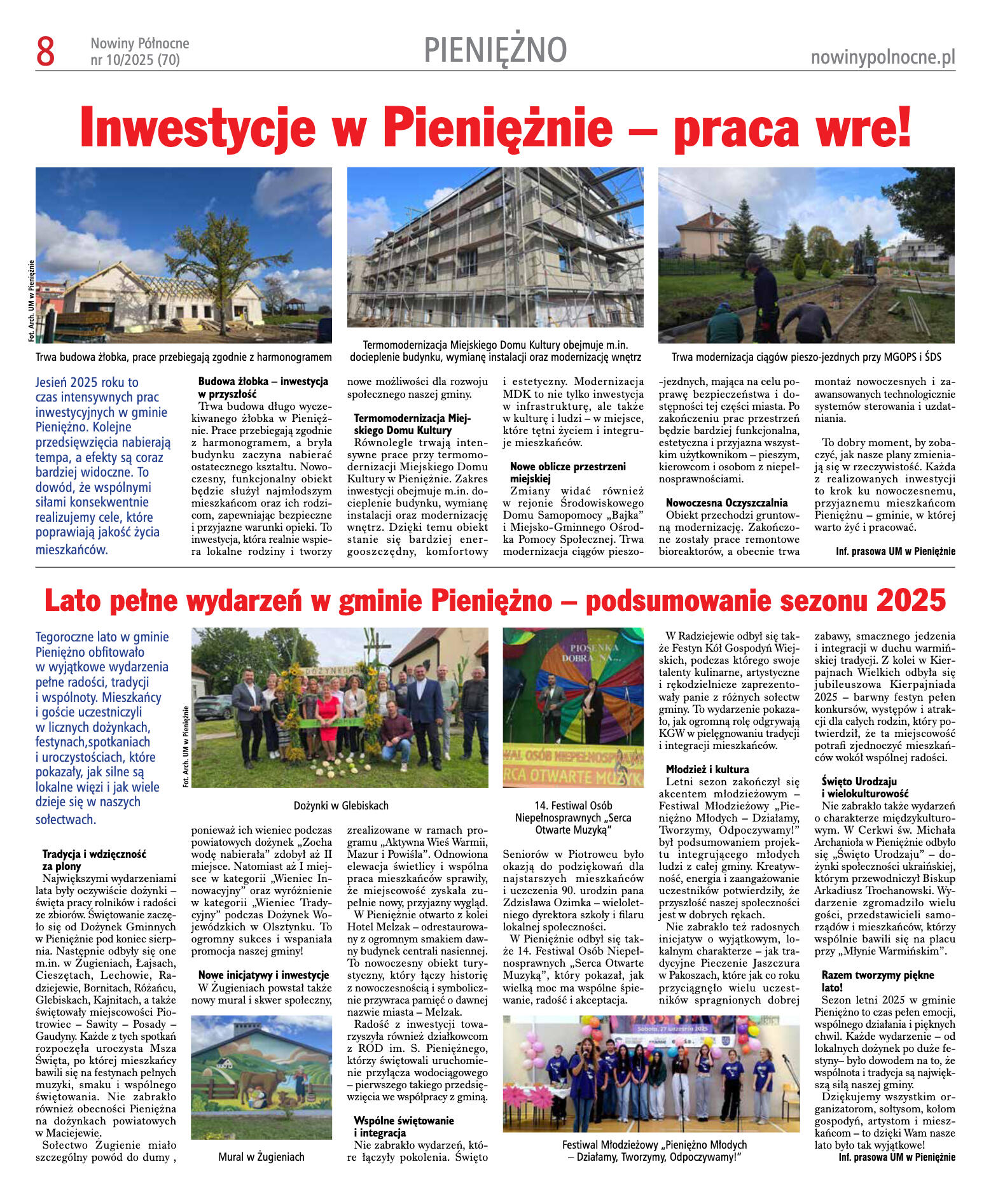 Nowiny Północne, 2025/10 - strona 8