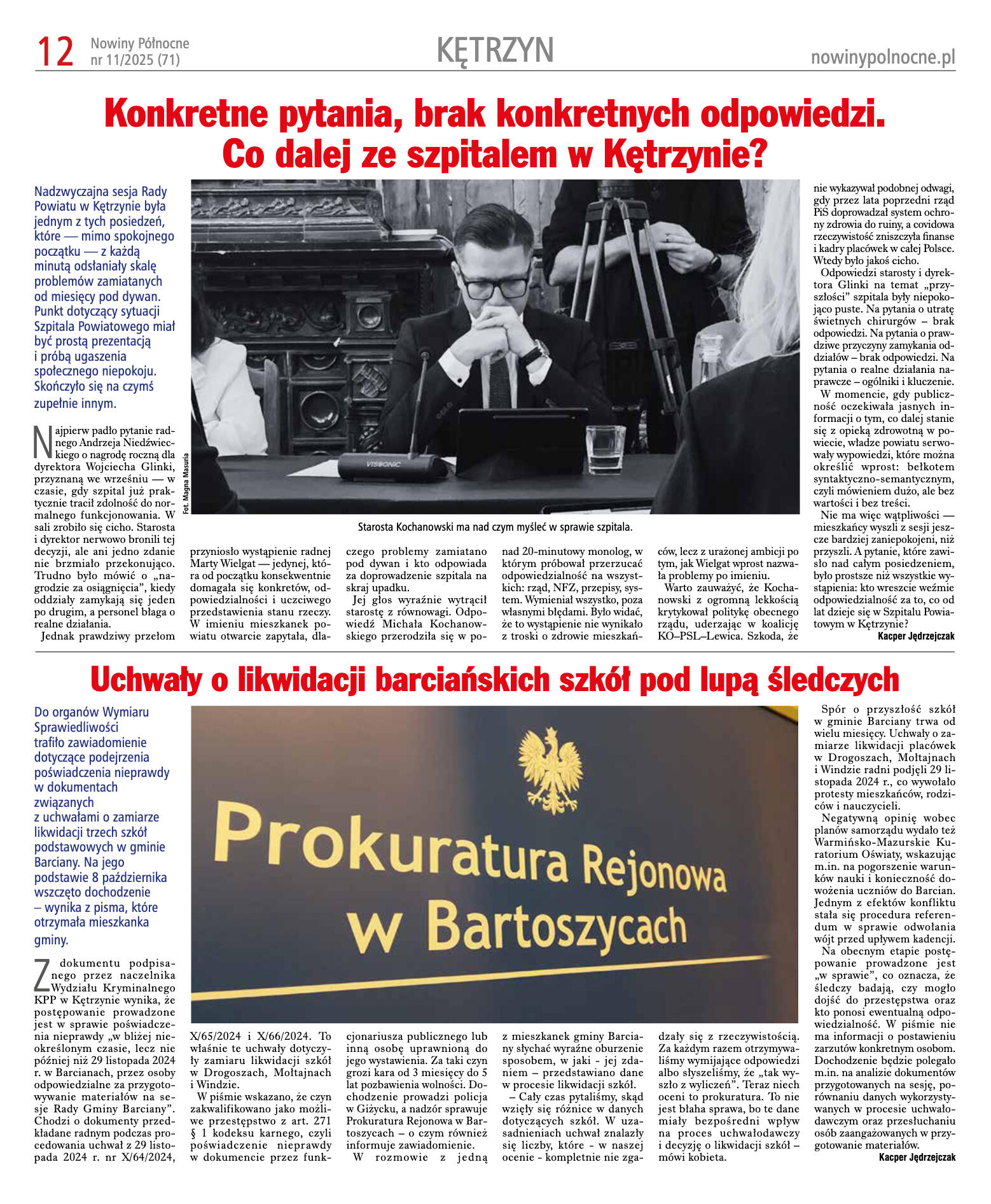 Nowiny Północne, 2025/11 - strona 12