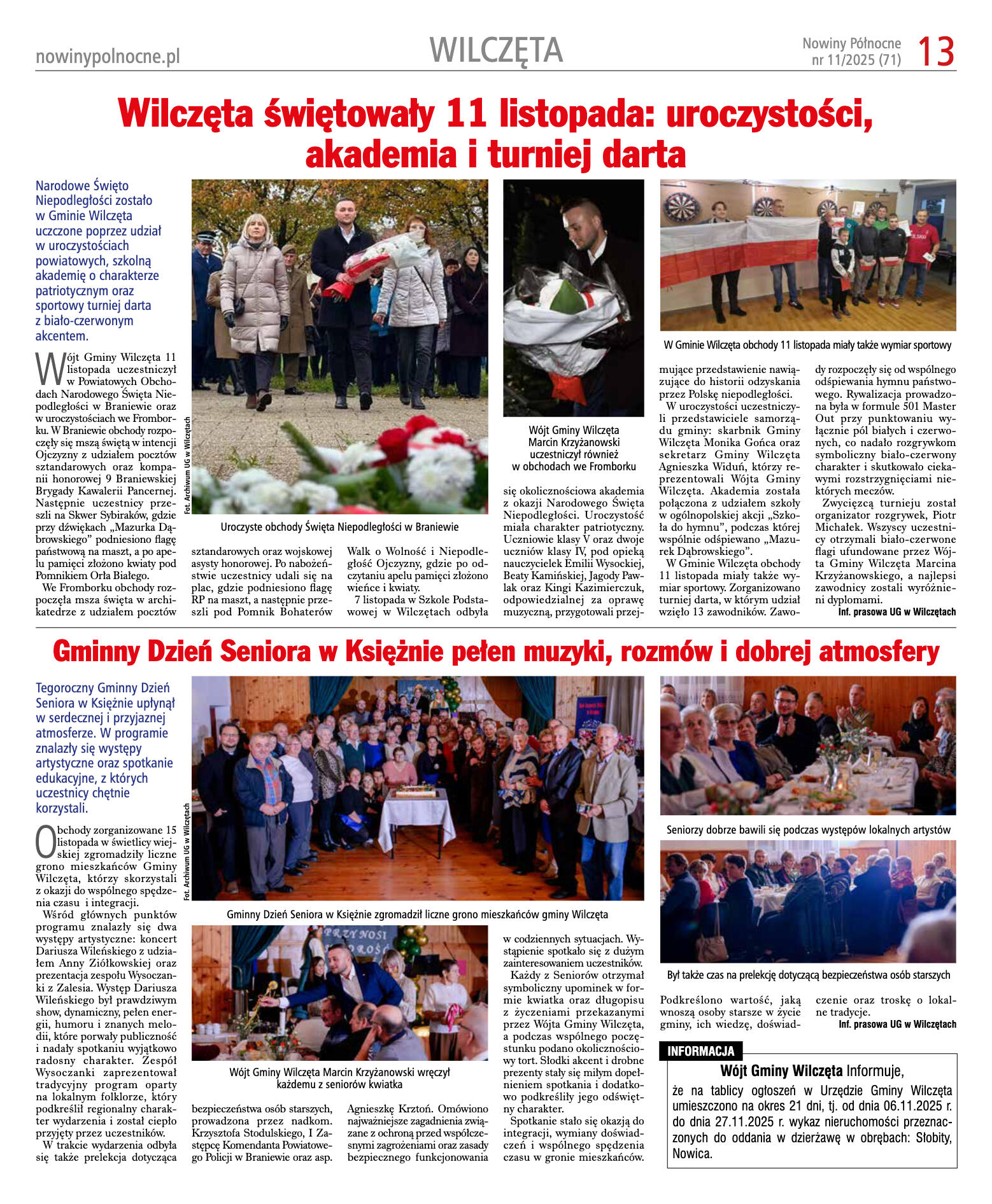 Nowiny Północne, 2025/11 - strona 13