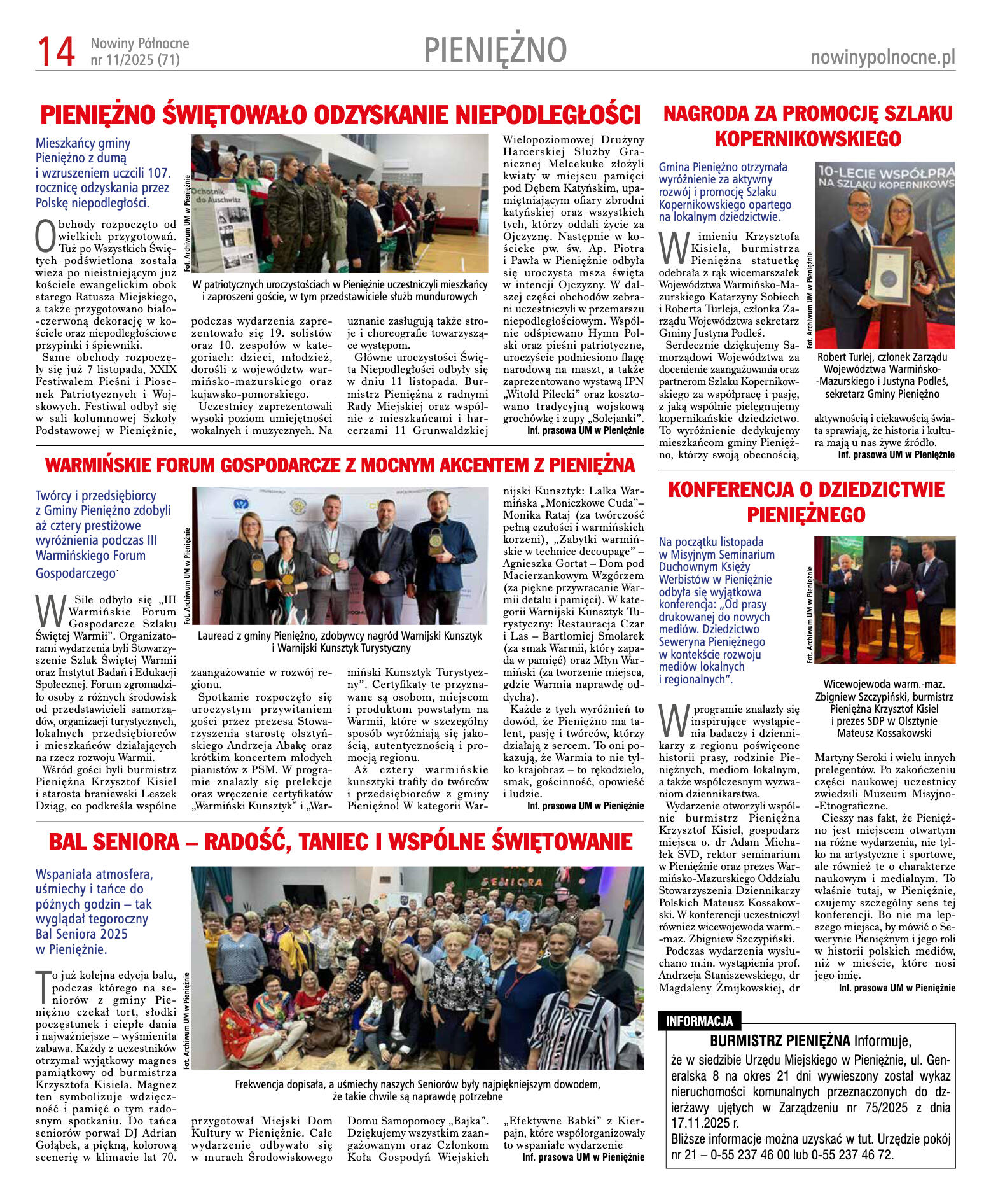 Nowiny Północne, 2025/11 - strona 14