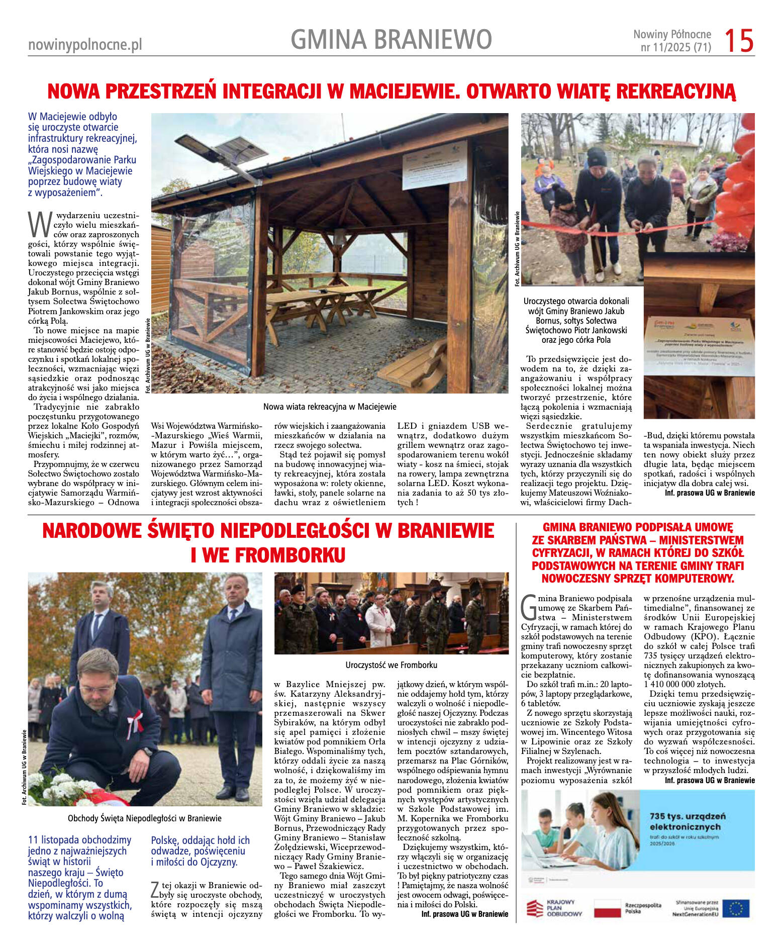 Nowiny Północne, 2025/11 - strona 15