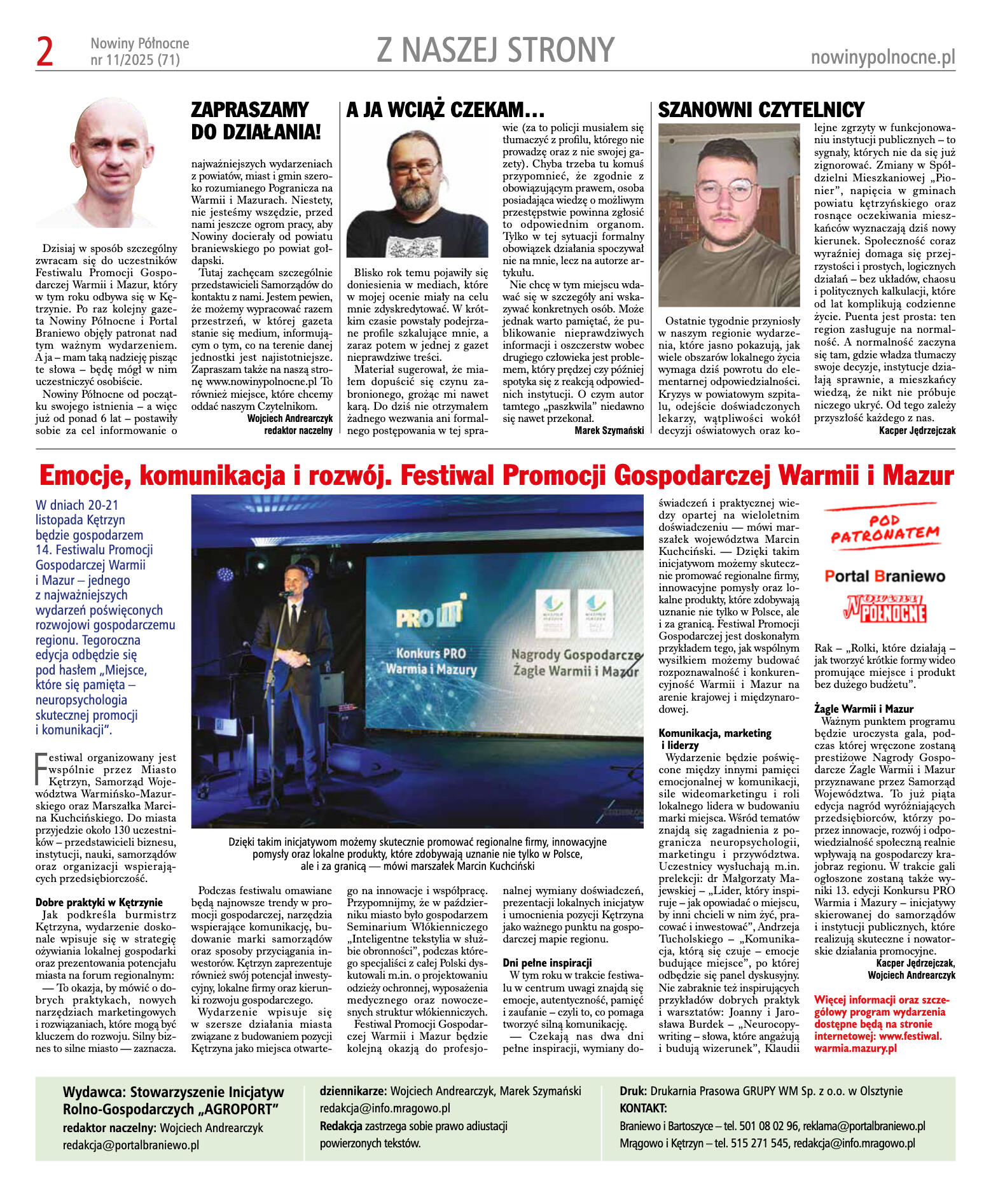 Nowiny Północne, 2025/11 - strona 2