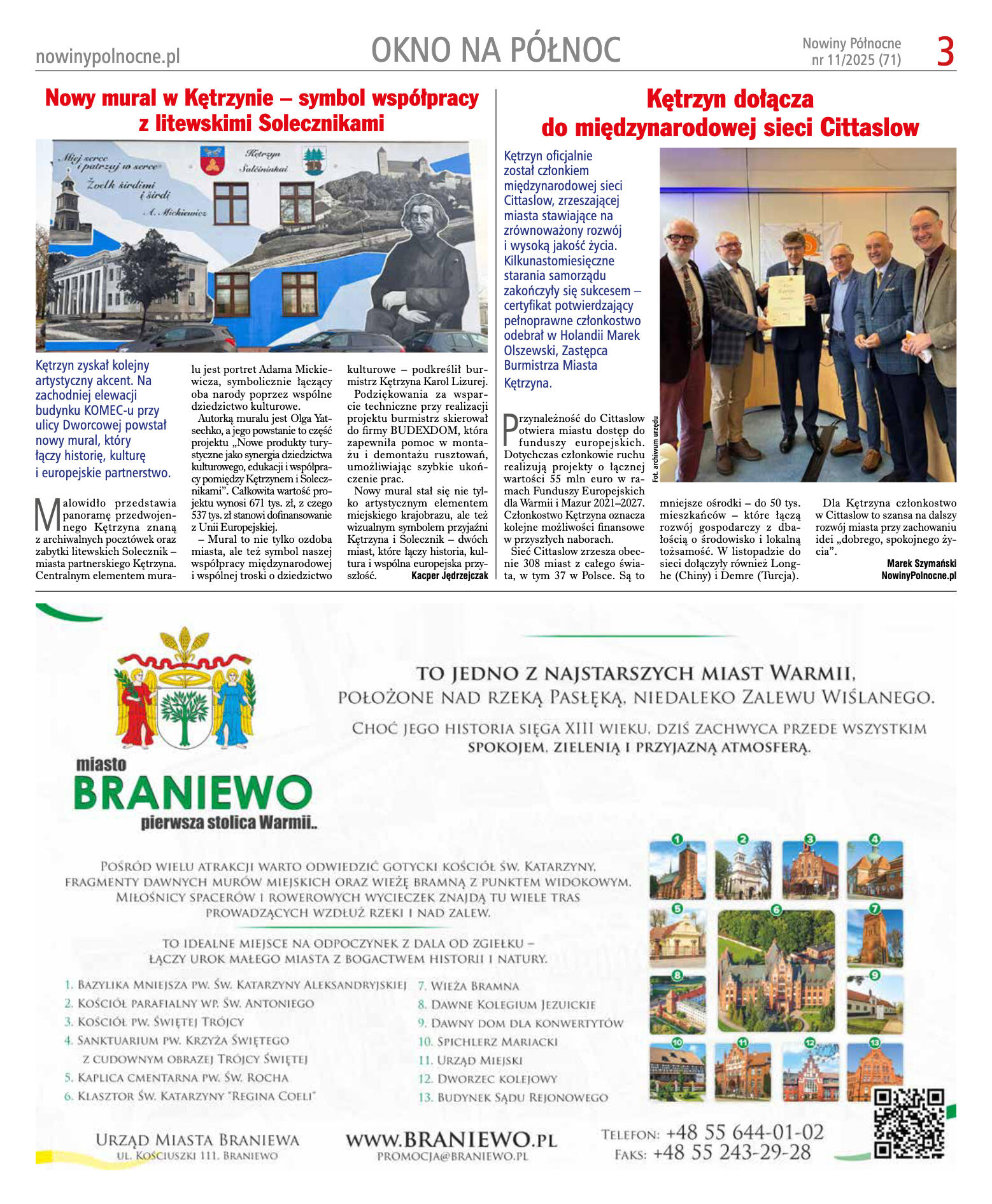 Nowiny Północne, 2025/11 - strona 3