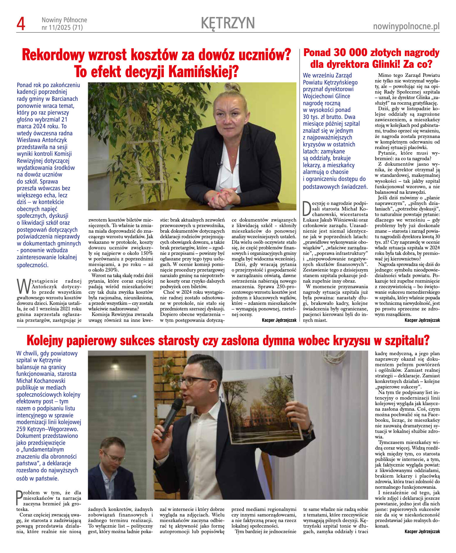 Nowiny Północne, 2025/11 - strona 4