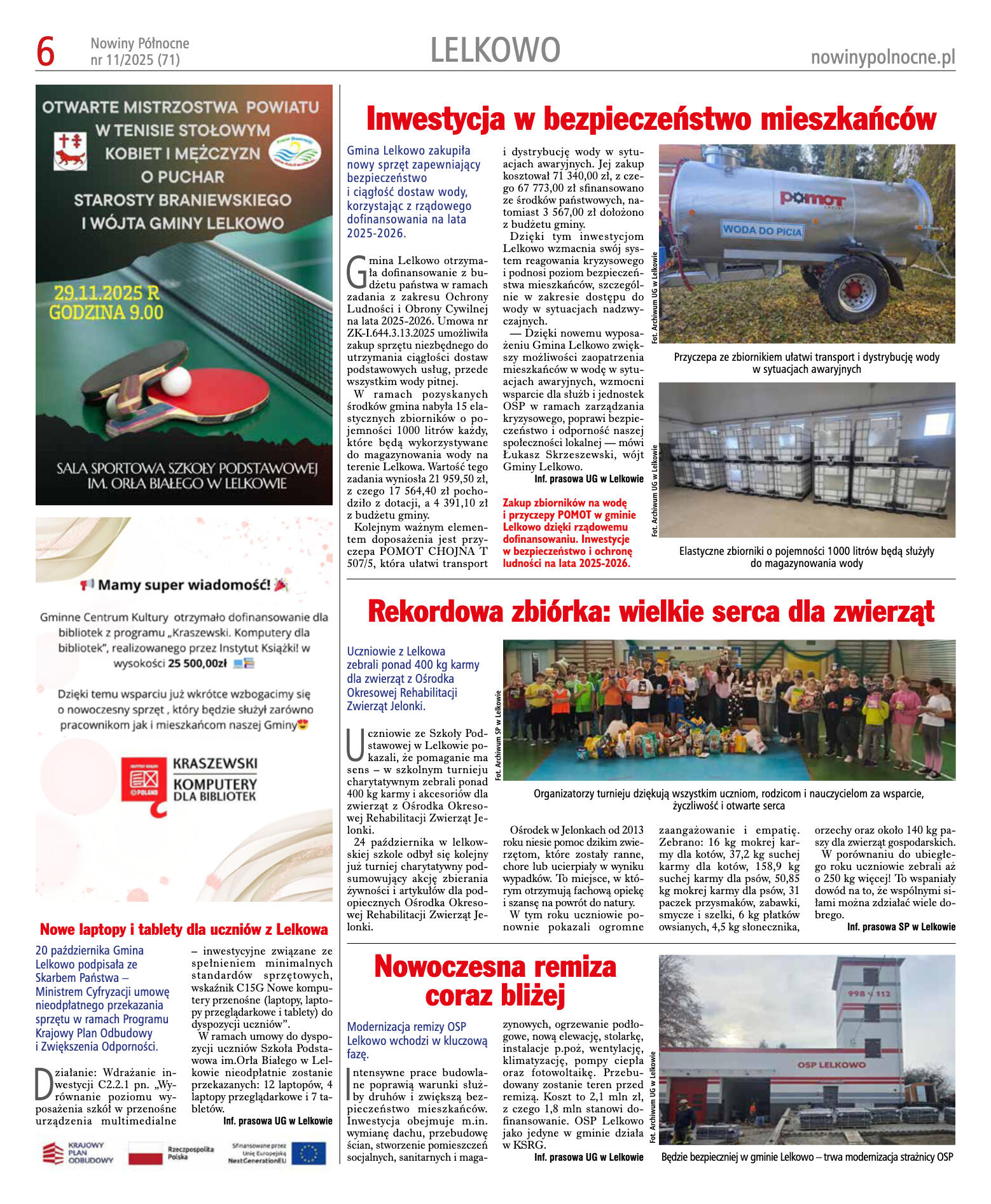 Nowiny Północne, 2025/11 - strona 6
