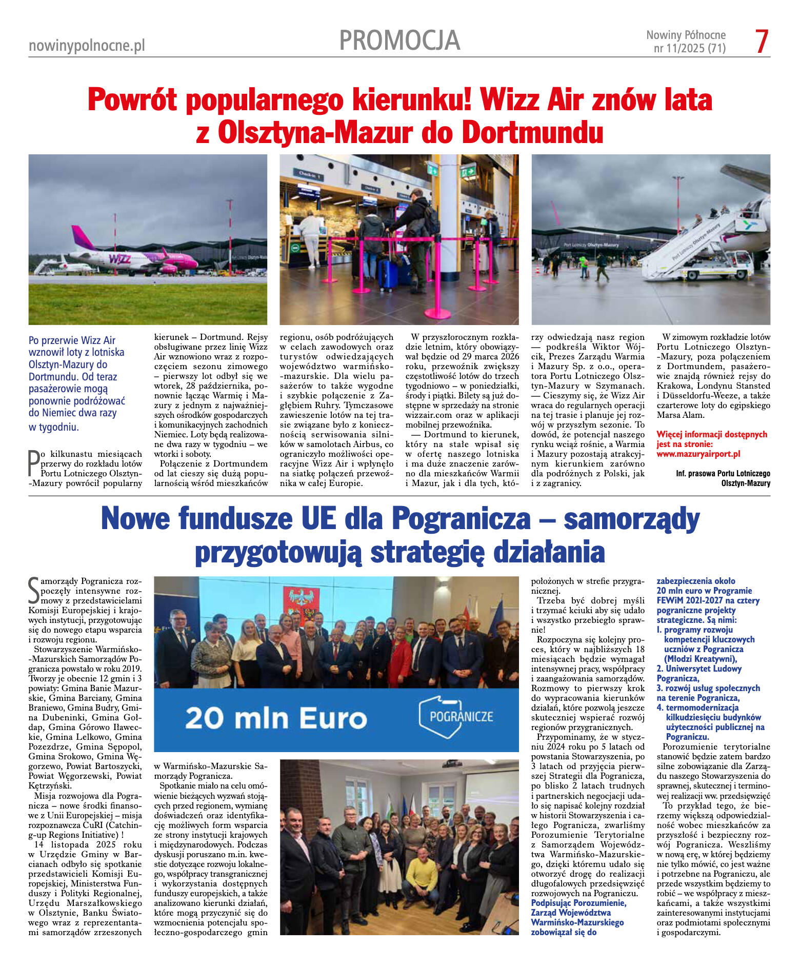 Nowiny Północne, 2025/11 - strona 7