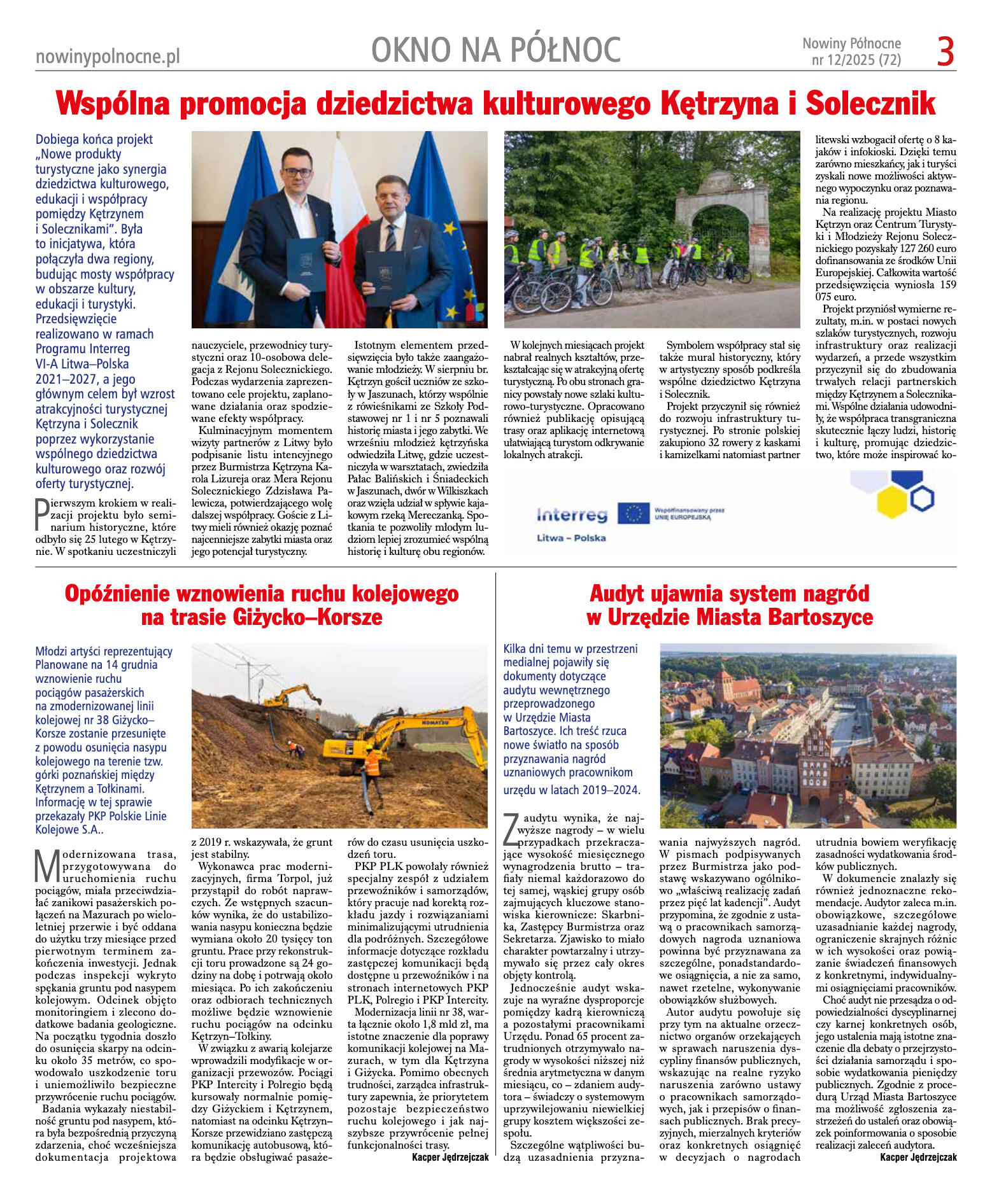 Nowiny Północne, 2025/12 - strona 3